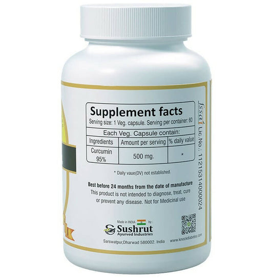 Sushrut Ayurved Good Health Curcumin Veg Capsules - Grab2buy