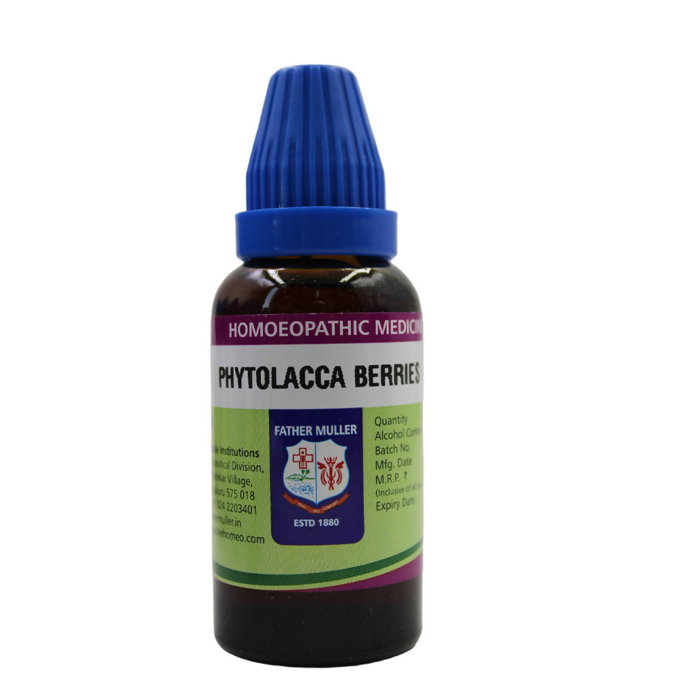 Father Muller Phytolacca Berry Mother Tincture Q - Grab2buy
