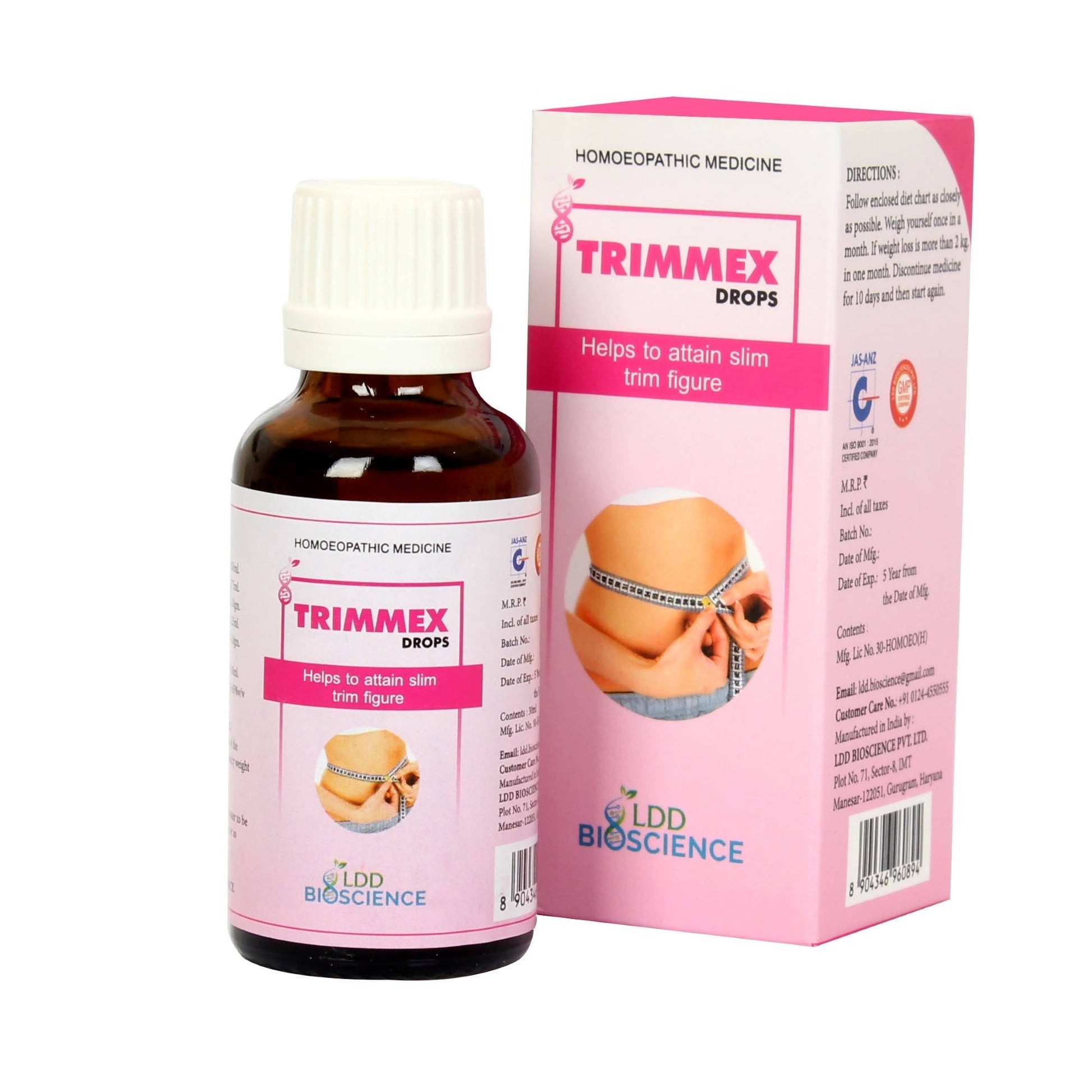 LDD Bioscience Homeopathy Trimmex Drops 