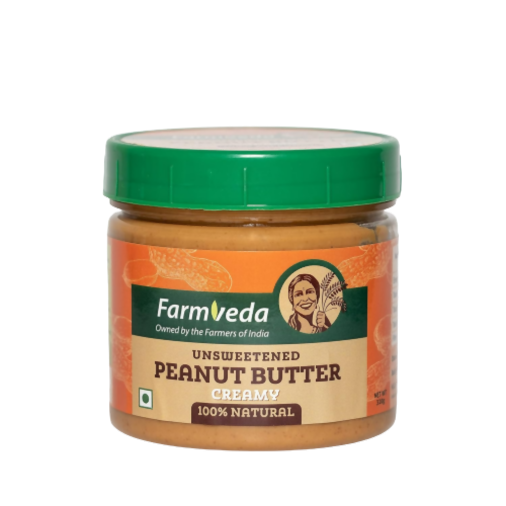 Farmveda Unsweetened Peanut Butter - Grab2buy