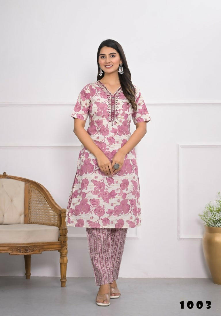 Festive Wear Ethnic Pink chanderi Stitched Suit With Dupatta - Anbazaar | Grab2Buy