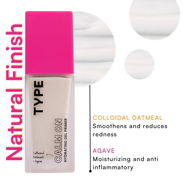 Type Beauty Calm On Hydrating Gel Primer  Grab2Buy Type Beauty Grab2Buy