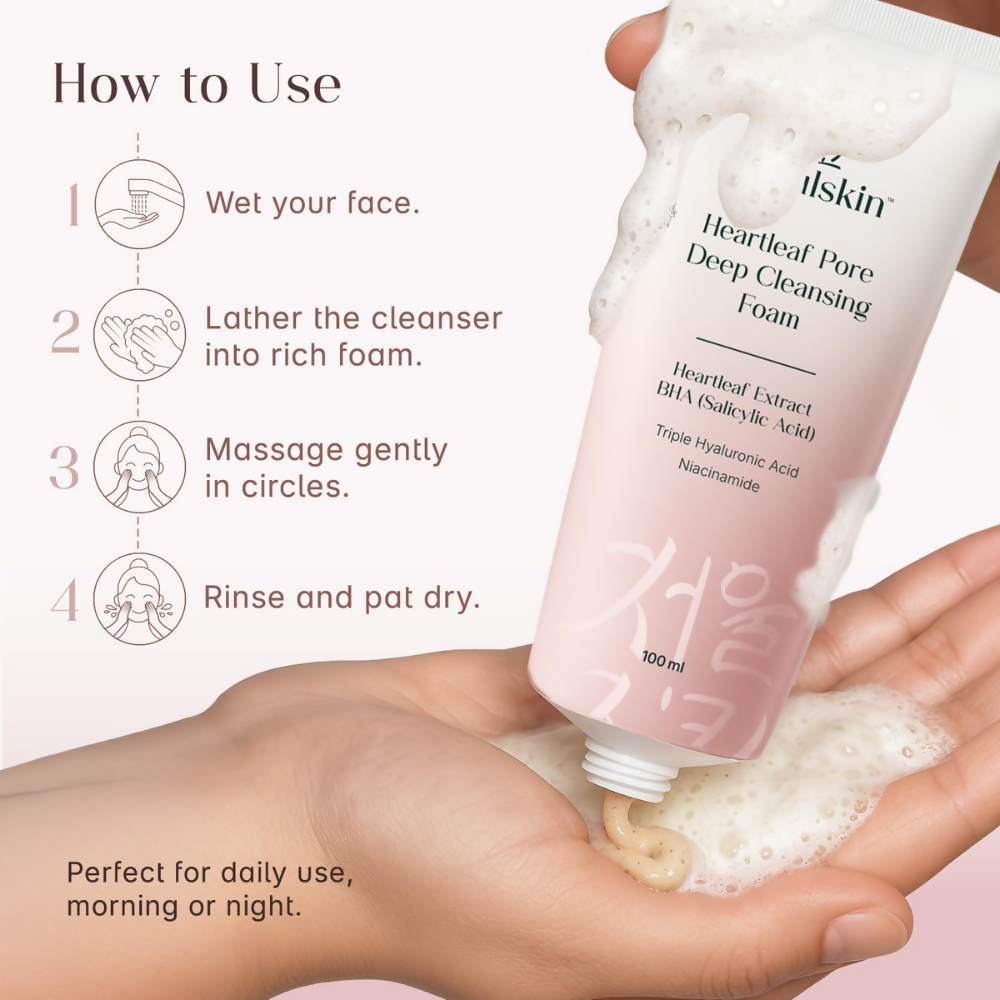 Seoulskin Heartleaf Double Cleansing Oil + Pore Deep Cleansing Foam