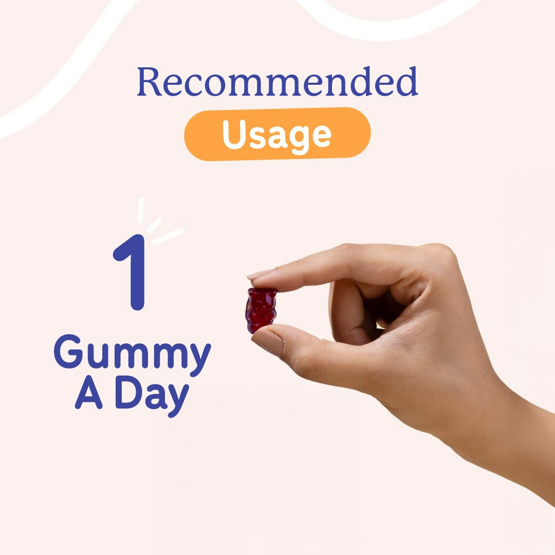 Gritzo Iron Gummies With Folic Acid & Vitamin C (10+y Girls) (Mixed Berry Flavour 30 Gummies)