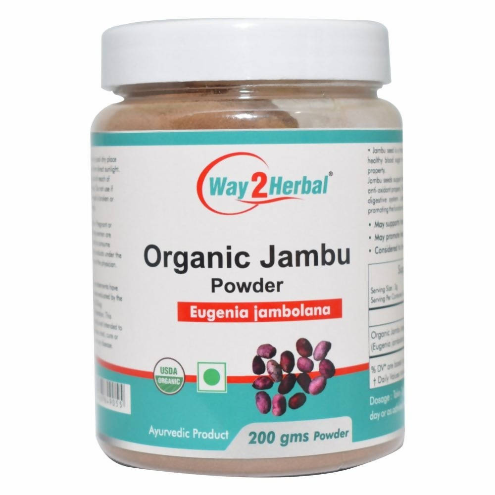 Way2herbal Organic Jambu Beej Powder 