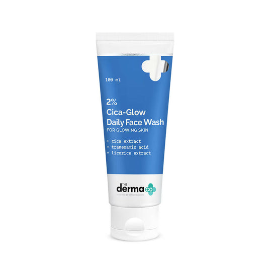 The Derma Co 2% Cica-Glow Face Wash For Glowing Skin  Grab2Buy The Derma Co Grab2Buy