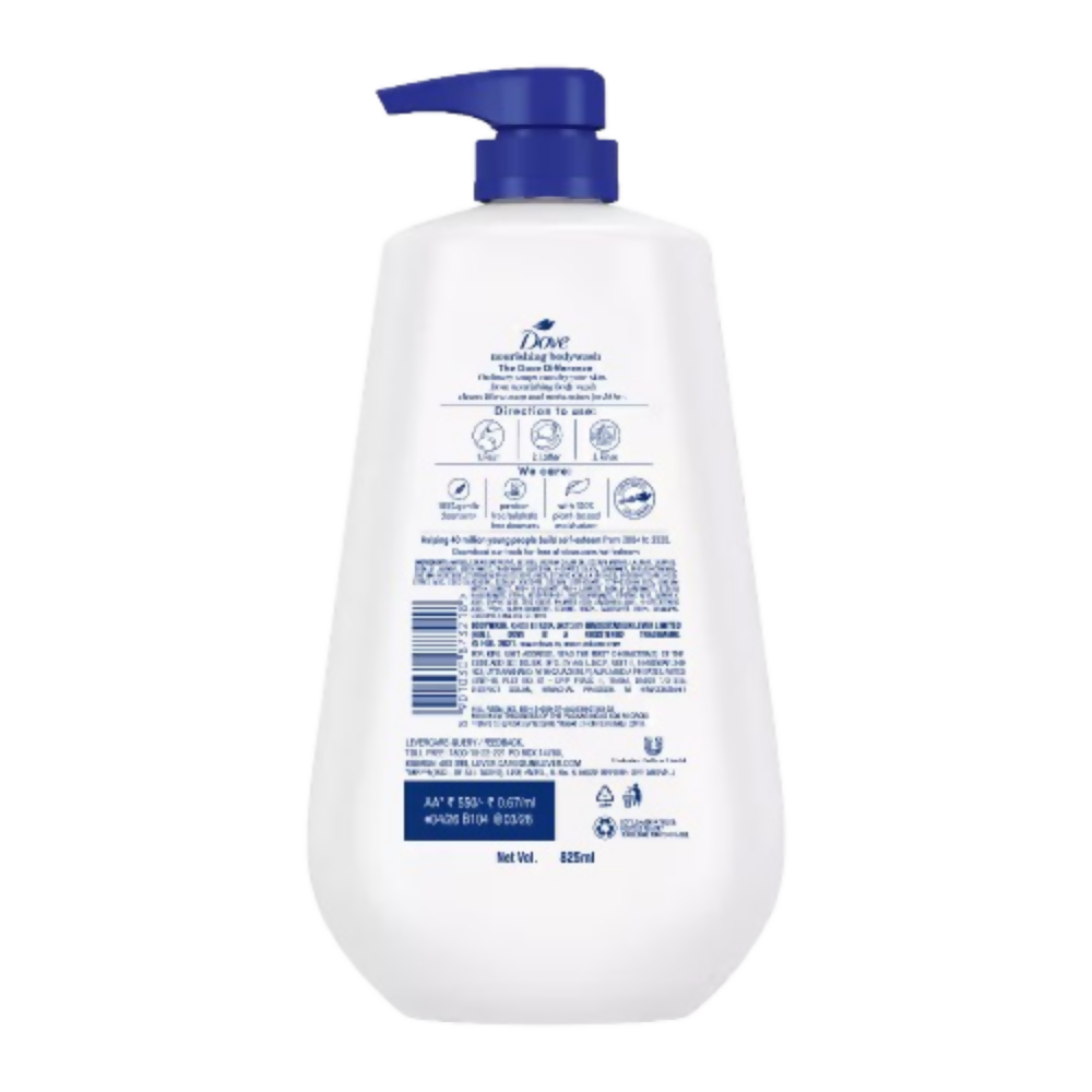 Dove 24 Hr Hydrated Skin Nourishing Body Wash For Soft Smooth Skin 