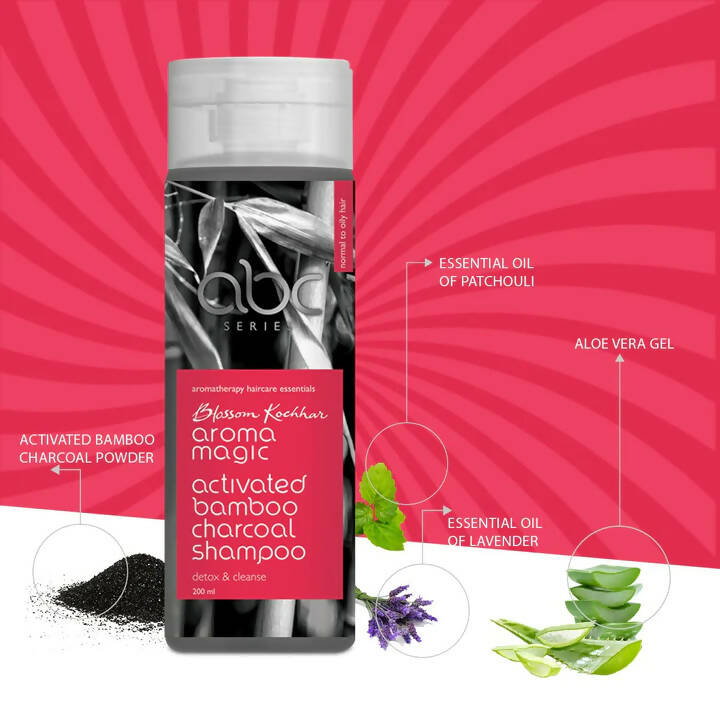 Blossom Kochhar Aroma Magic Activated Bamboo Charcoal Shampoo - Grab2buy