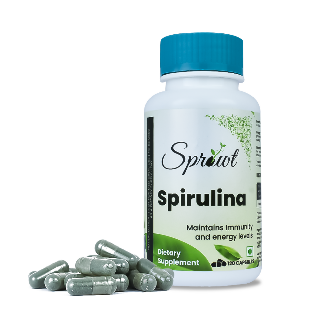Sprowt Spirulina Capsules - Grab2buy