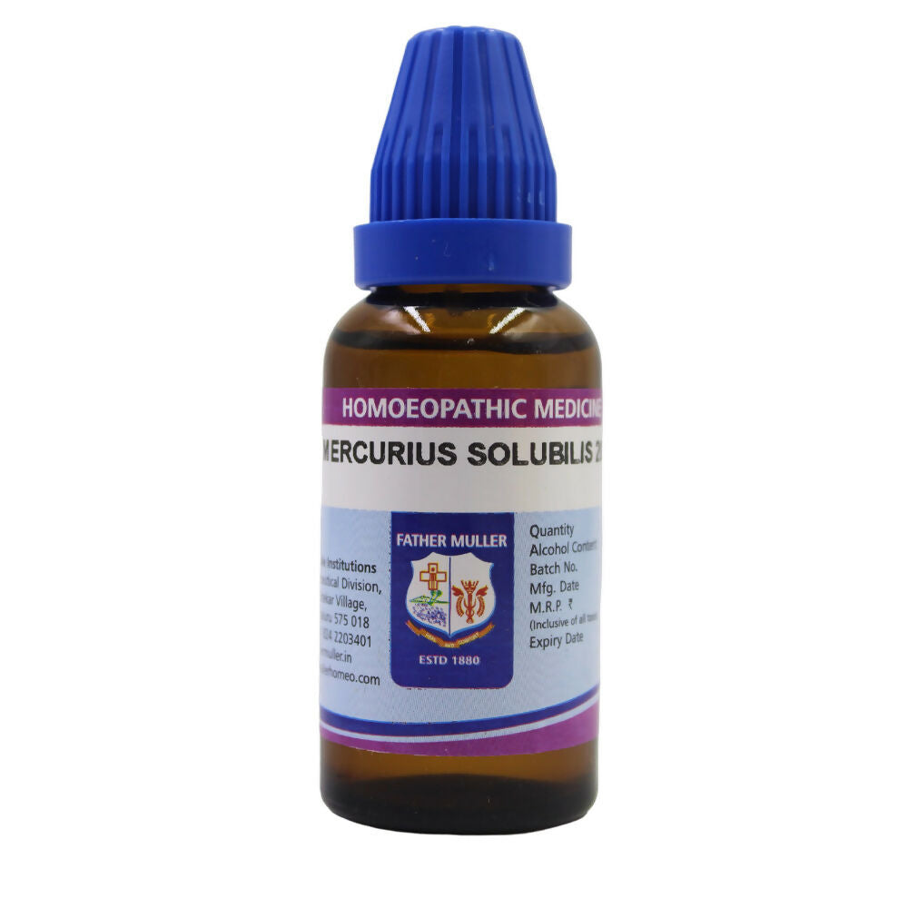 Father Muller Mercurius Solubilis Dilution 