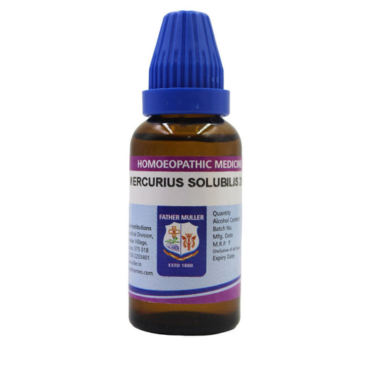Father Muller Mercurius Solubilis Dilution - Grab2buy