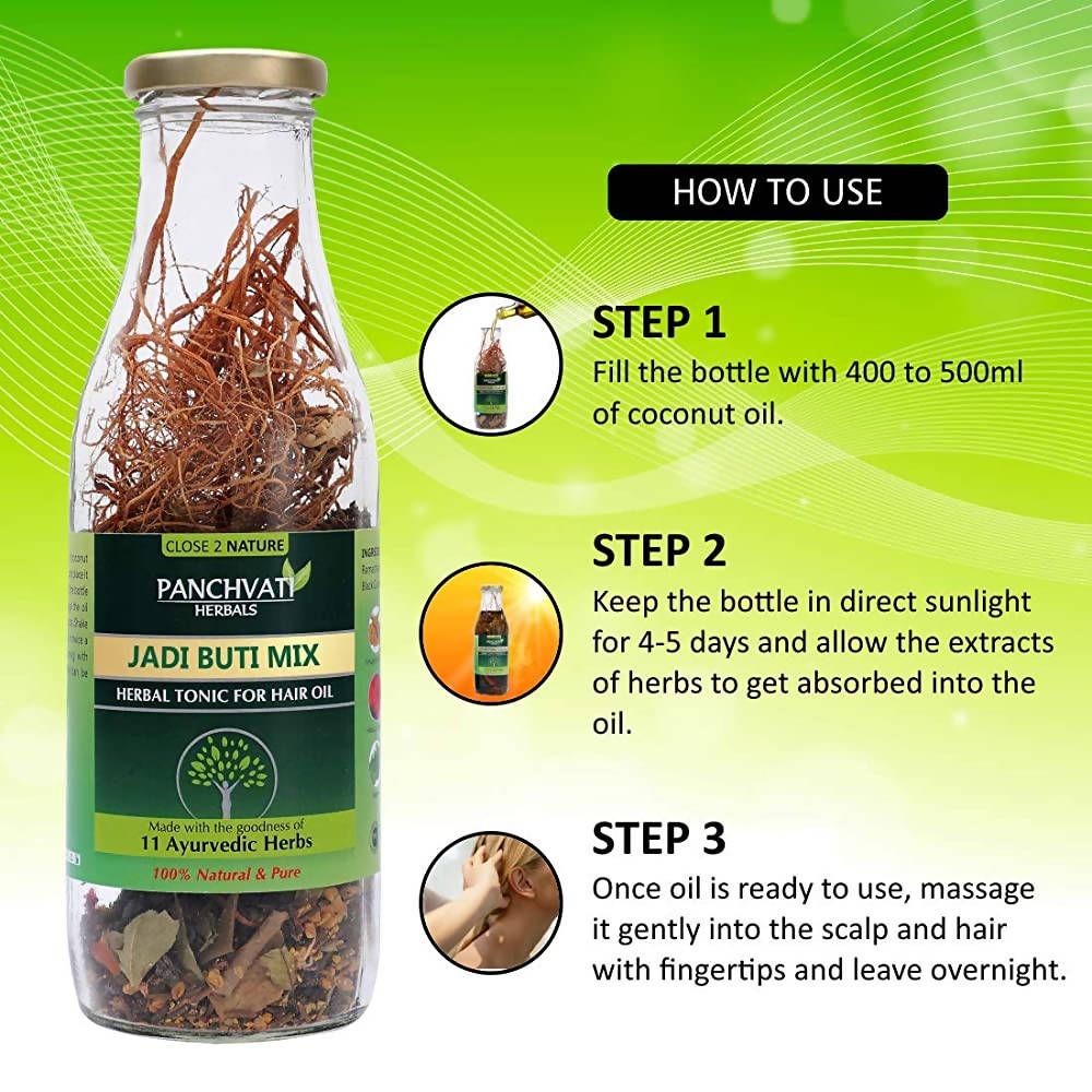 Panchvati Herbals Jadi Buti Mix Herbal Tonic For Hair Oil 