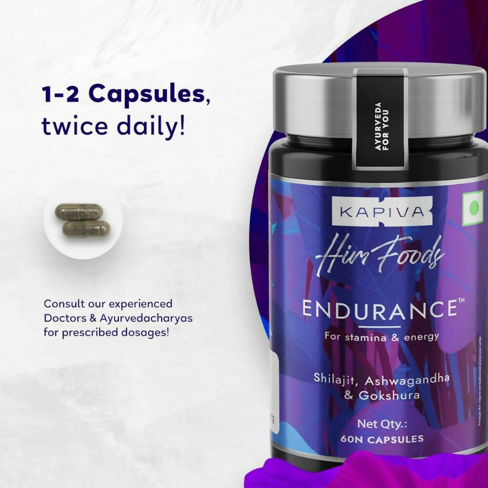 Kapiva Ayurveda Himfoods Endurance Capsules - Grab2buy