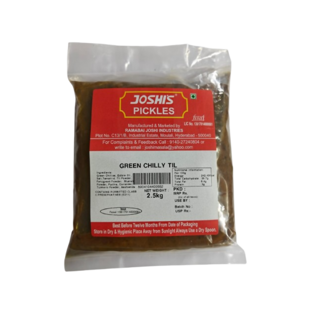Joshi's Pickles Green Chilly Till Pickle 
