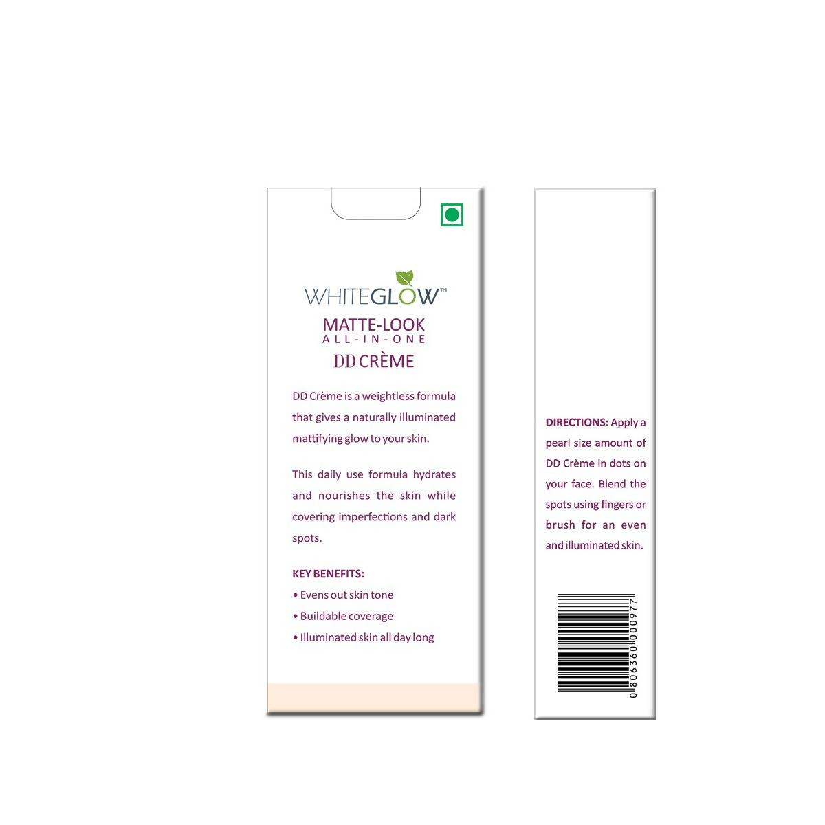 Lotus Herbals Whiteglow Matte Cream Look All In One DD Crame Spf 20
