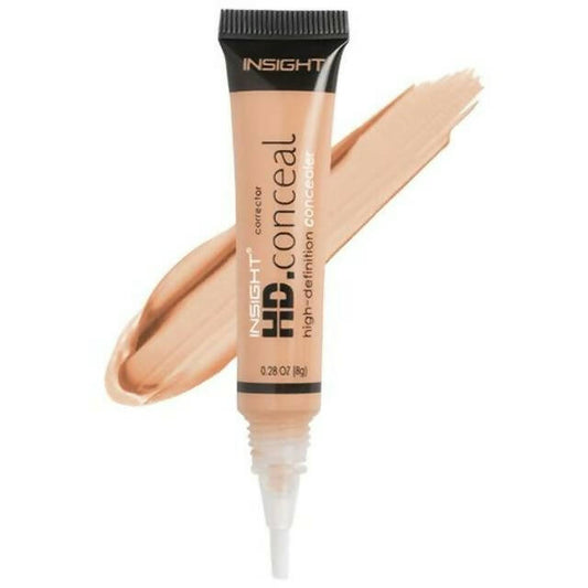 Insight Cosmetics Hd Concealer - Natural Finish, Water-Resistant - Porcelain 