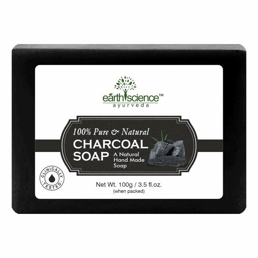 Earth Science Ayurveda Activated Charcoal Bath Soap 