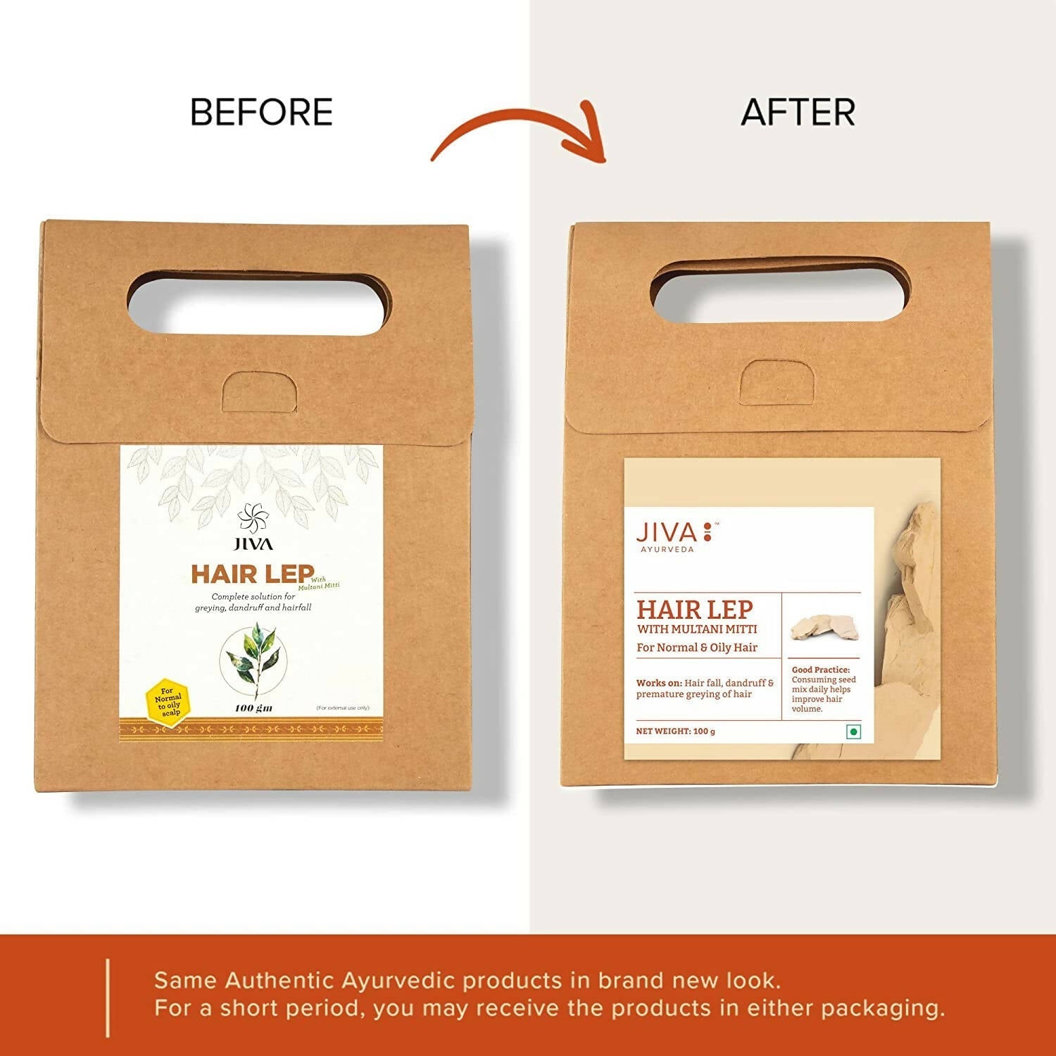 Jiva Ayurveda Hair Lep with Multani Mitti 