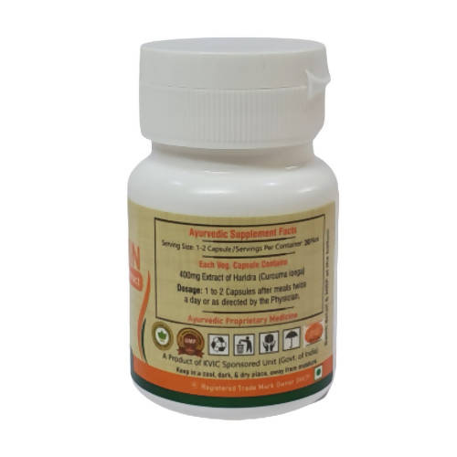 Deep Ayurveda Curcumin 500mg Veg Capsules - Grab2buy
