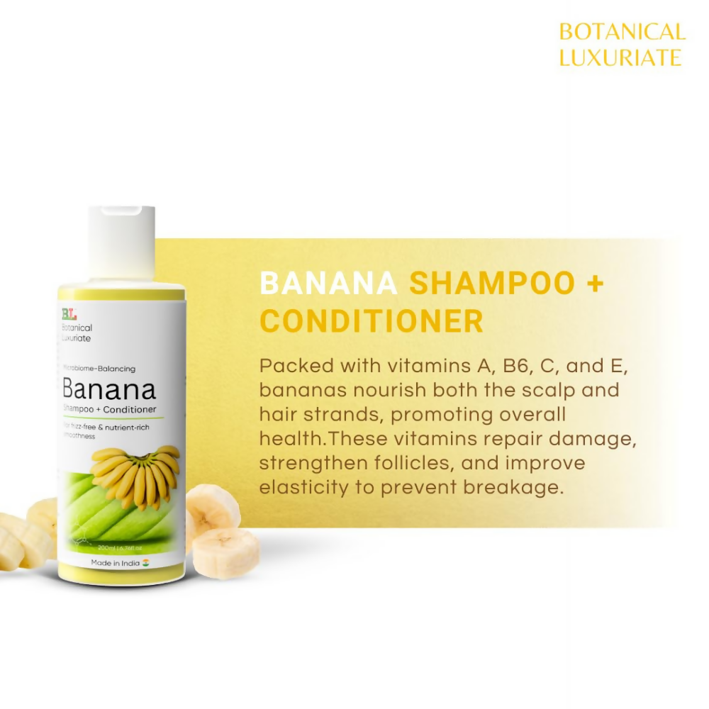 Botanical Luxuriate Banana Natural Shampoo + Conditioner