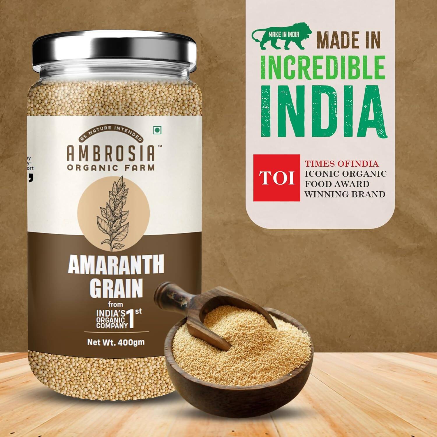 Ambrosia Organic Farm Amaranth Grains  Grab2Buy Ambrosia Organic Farm Grab2Buy