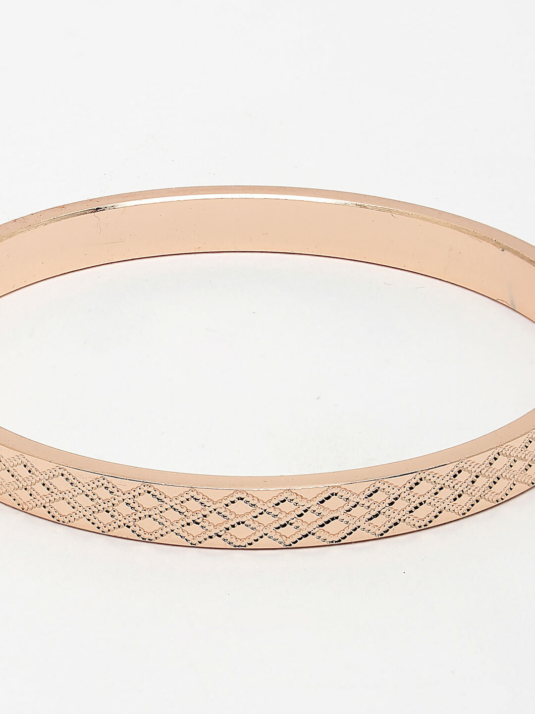 NVR Men's Set of 2 Rhodium-Plated Stainless Steel Kada Bracelet