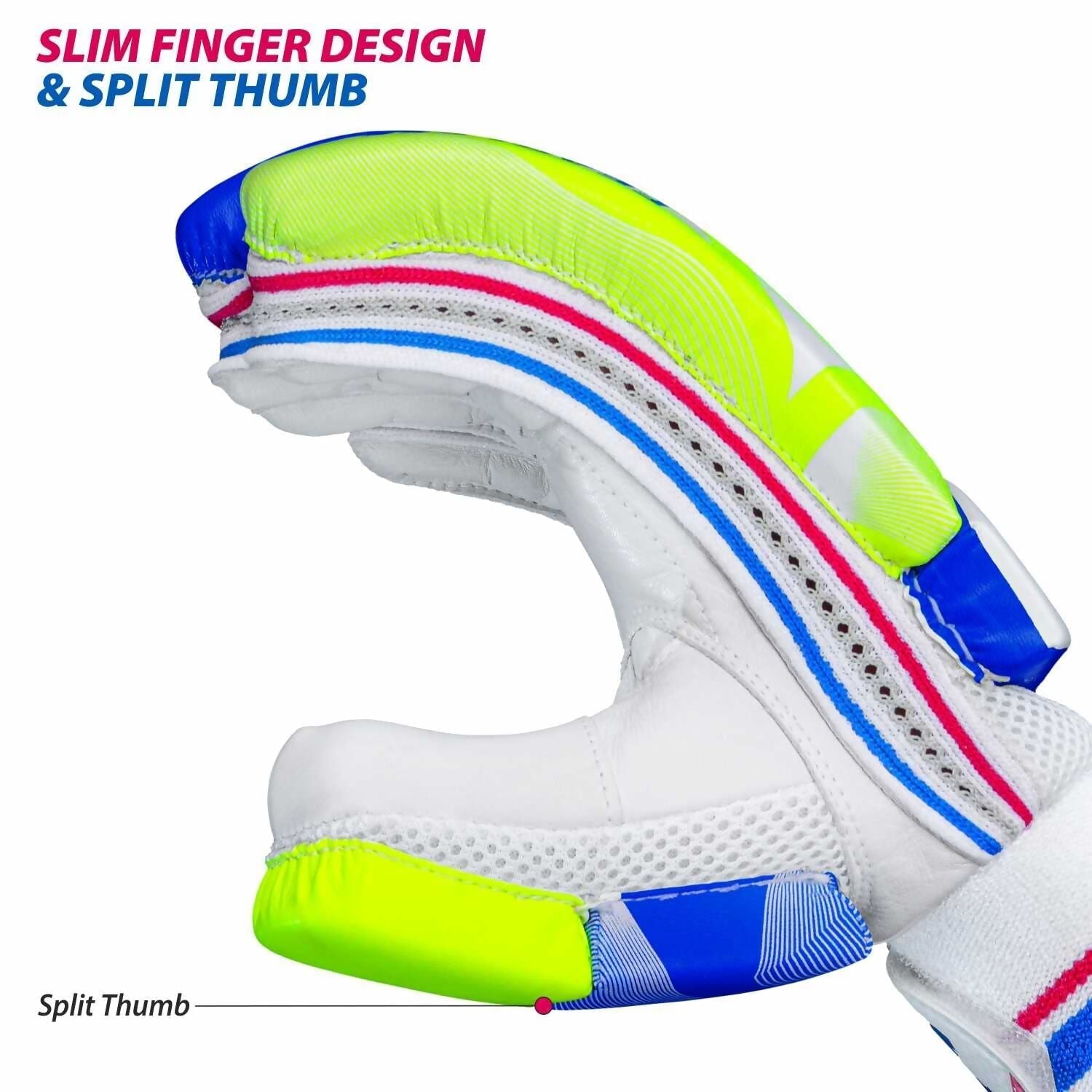 DSC Intense Attitude Men's Cricket Batting Gloves (Colour May Vary) 