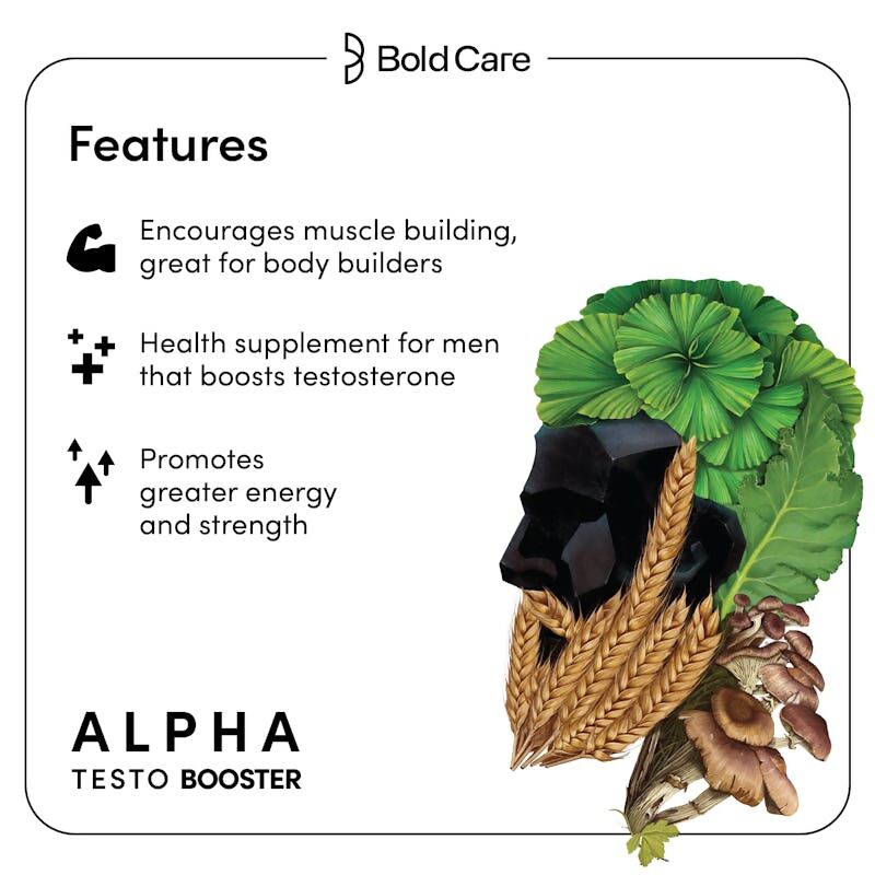 Bold Care Alpha Natural Testo Booster Tablets 