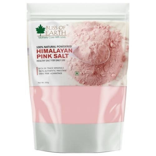 Bliss of Earth Pure Himalayan Pink Salt Powder 