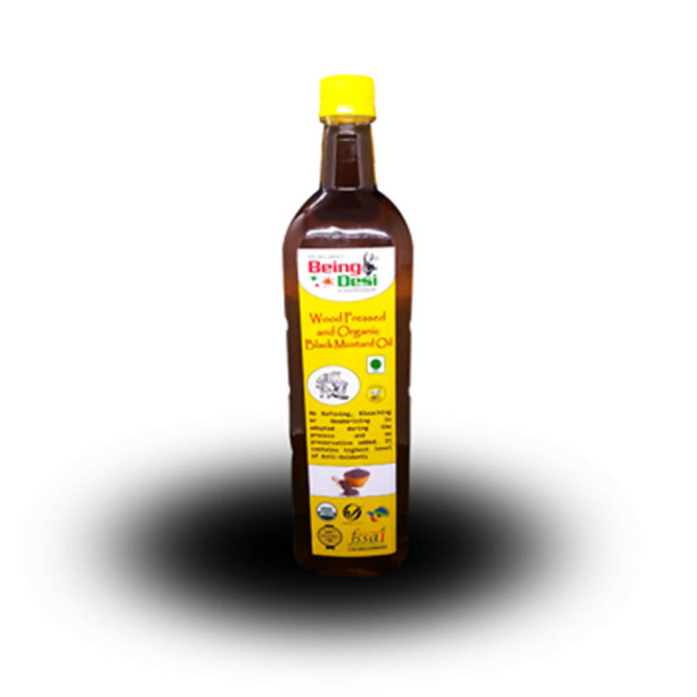Being Desi Wood pressed Organic Black Mustard Oil 