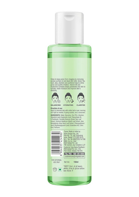 Joy Revivify Green Tea Face Toner - Grab2buy