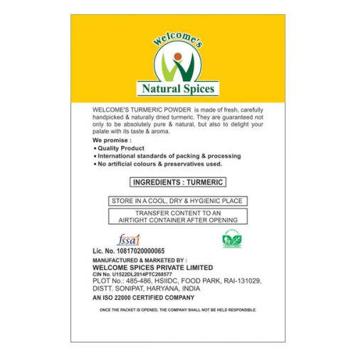 Welcome’s Natural Spices Turmeric Powder - Grab2buy