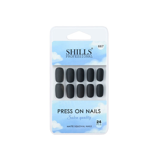 Shills Professional Reusable Press On Nails Square - SPN667
