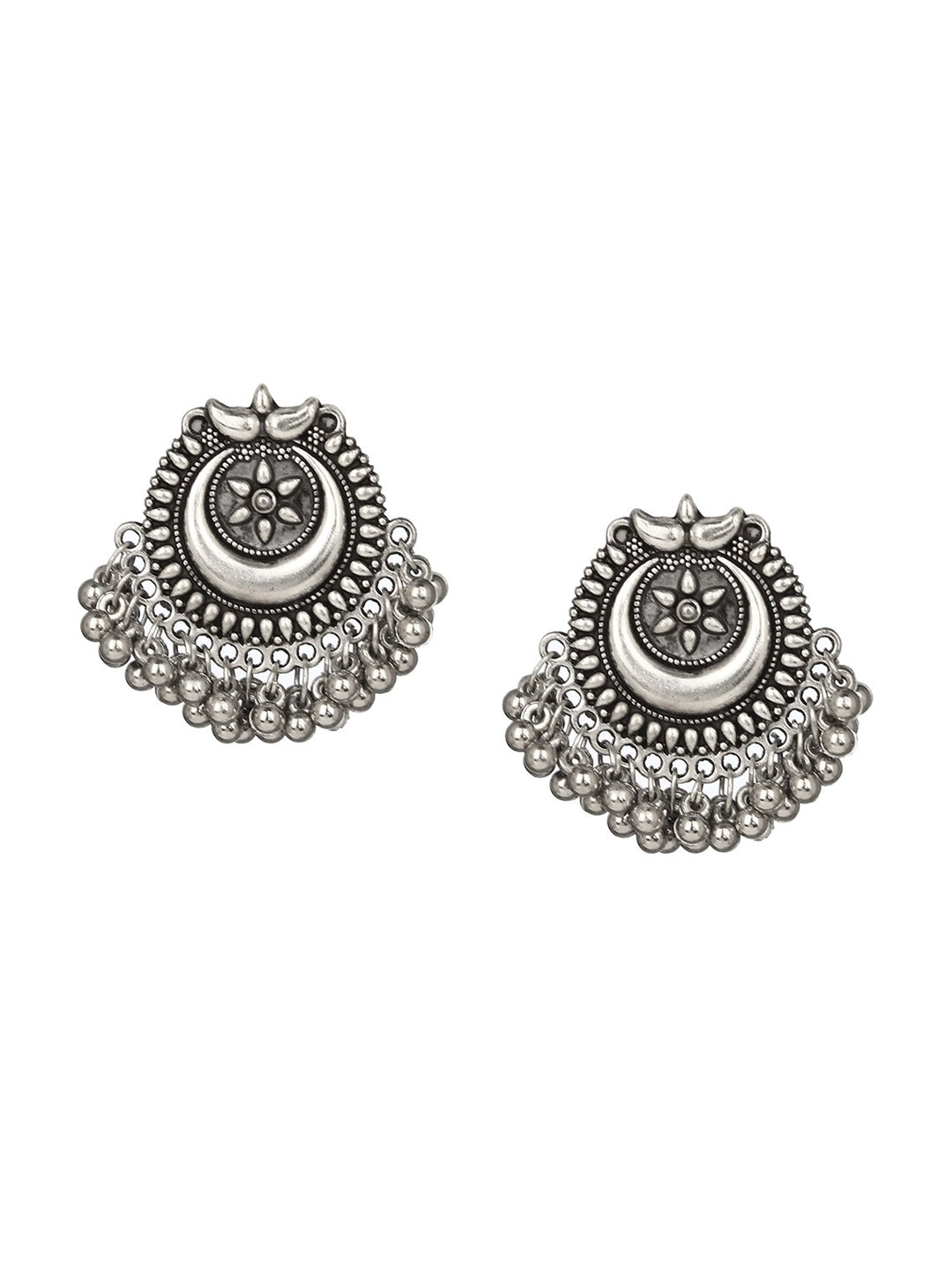 Cardinal Silver Oxidized Jewellery Set - Grab2buy