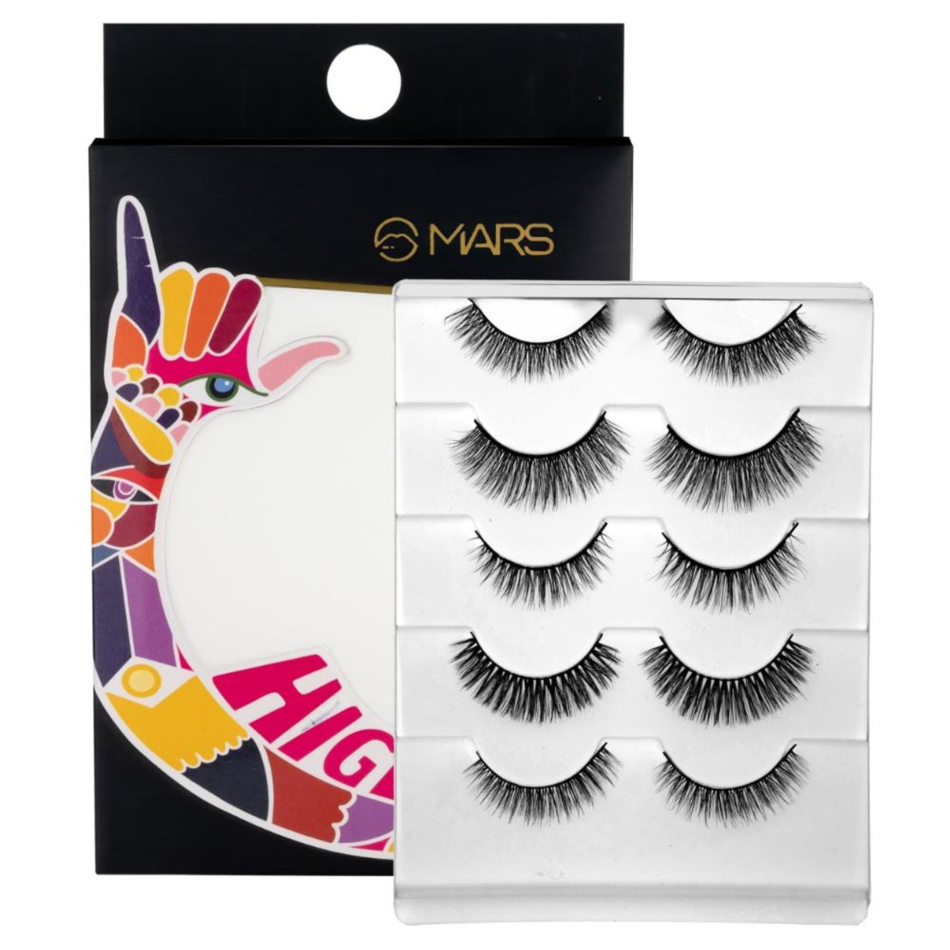 MARS Cosmetics Highlash False Eyelashes Set - 01 Natural 