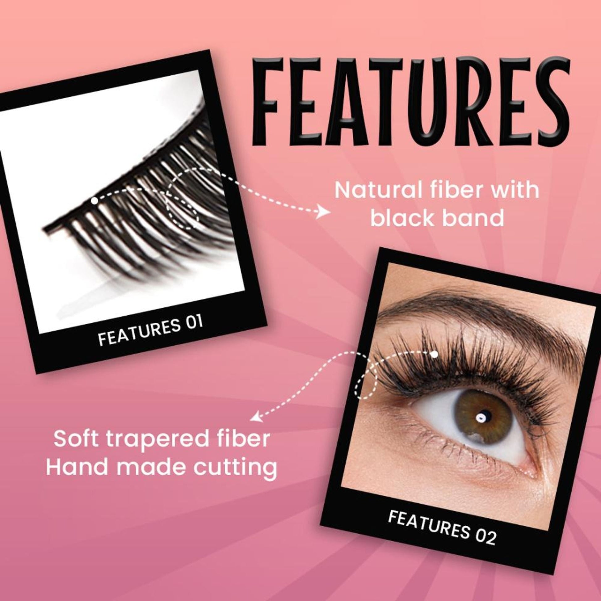 MARS Cosmetics Highlash False Eyelashes Set - 01 Natural 