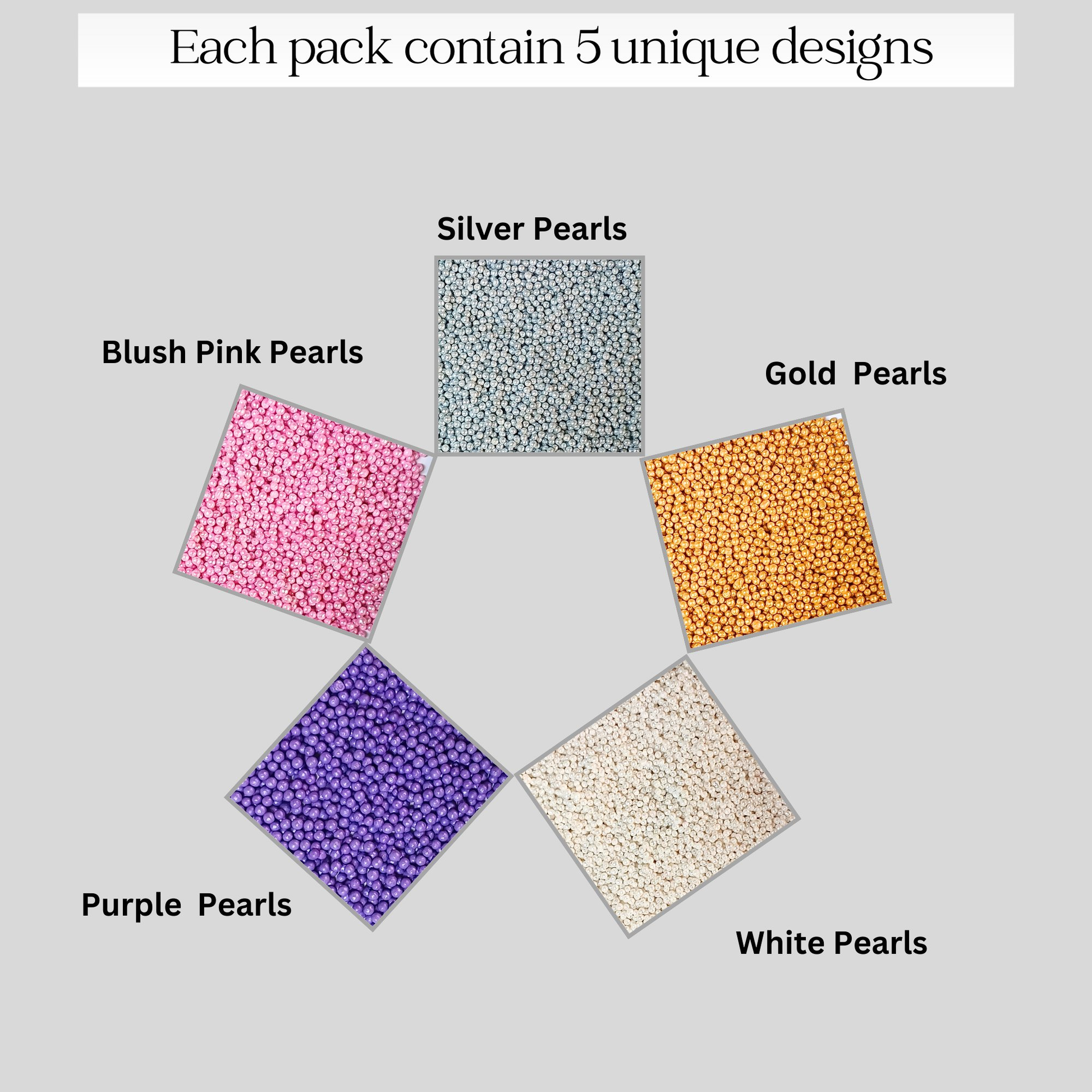 Confect Royal Unicorn Disco Balls Assorted Sprinkles (DB-07)