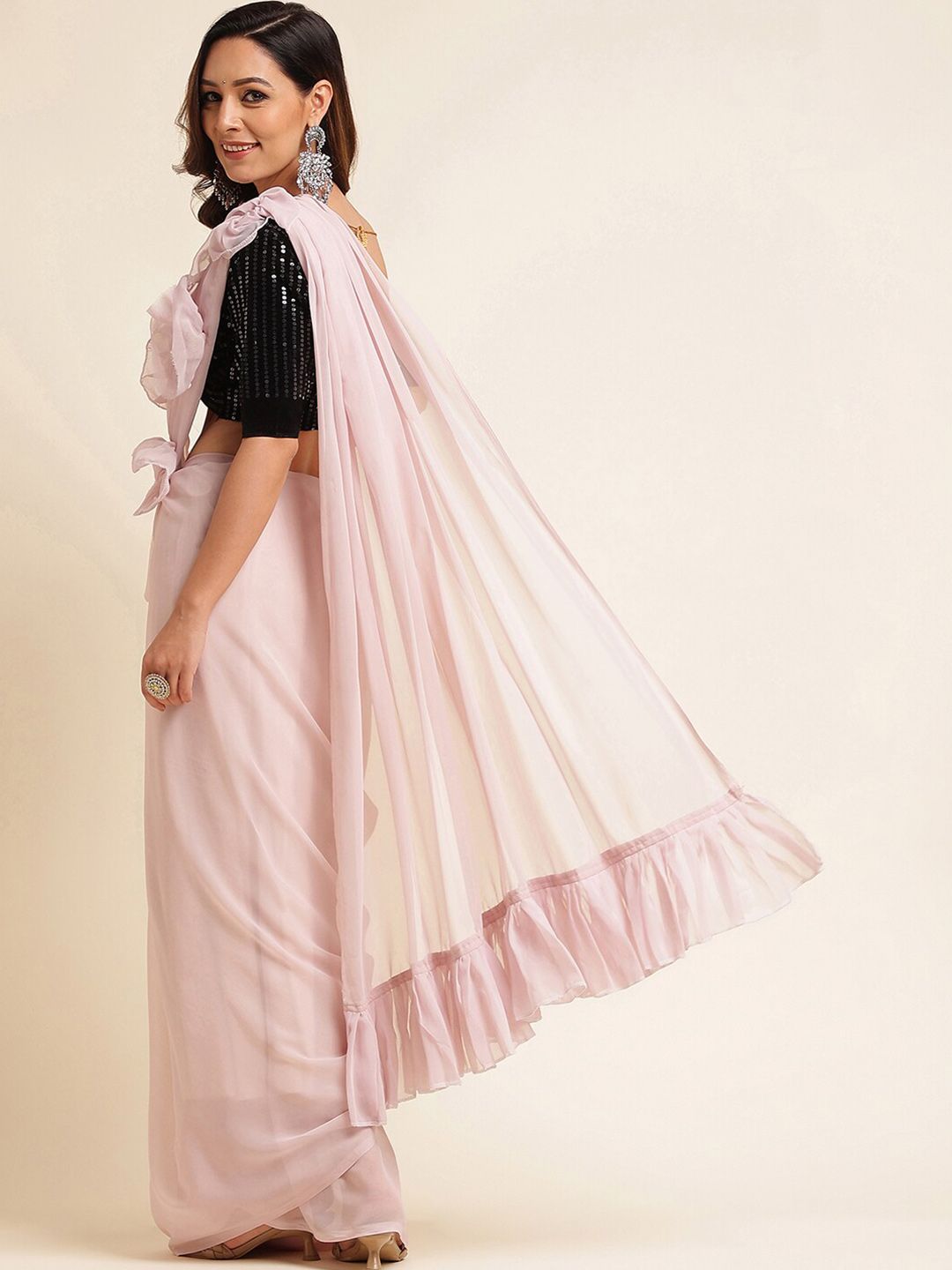kasee Floral Embellished Georgette Saree