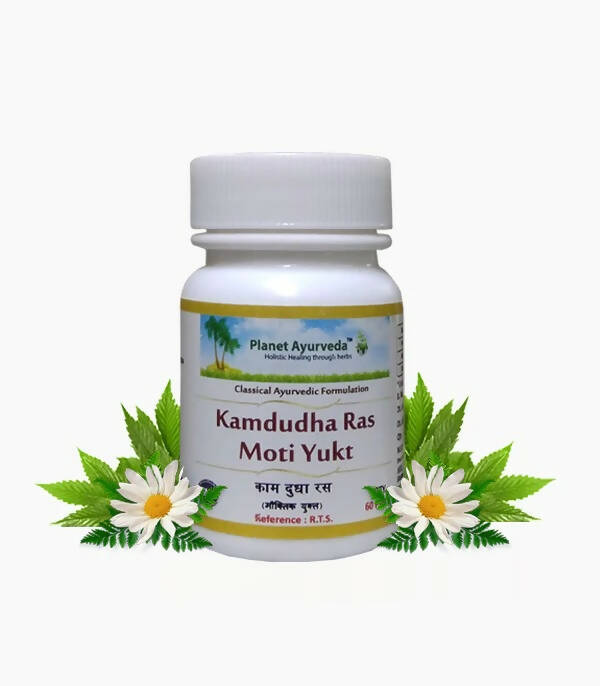 Planet Ayurveda Kamdudha Ras Pills (Moti Yukt) 