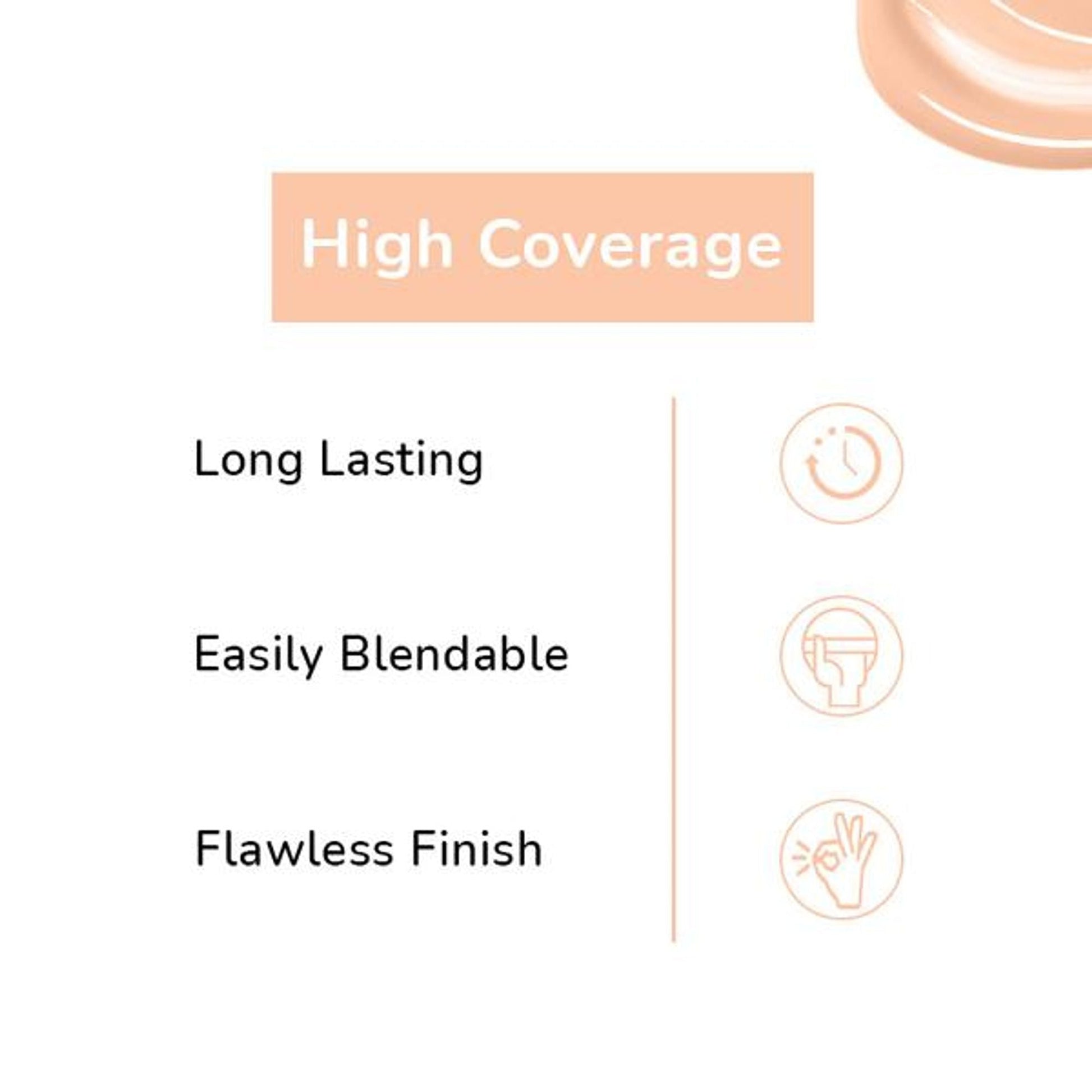 Matt Look High Coverage Waterproof Oil Free Matte SPF 25 Foundation - Light 
