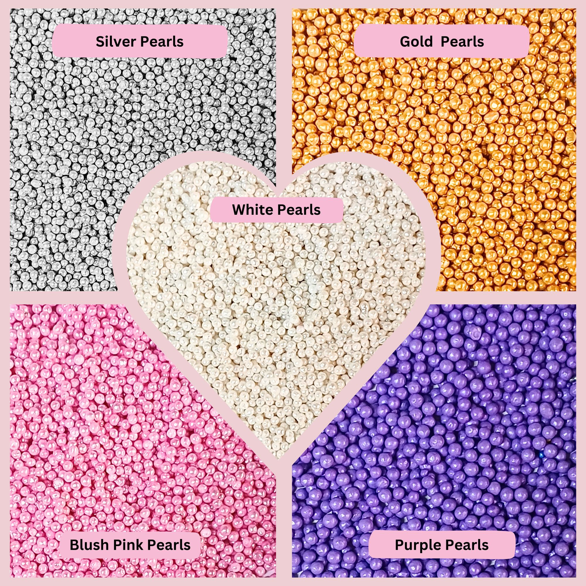 Confect Royal Unicorn Disco Balls Assorted Sprinkles (DB-07)