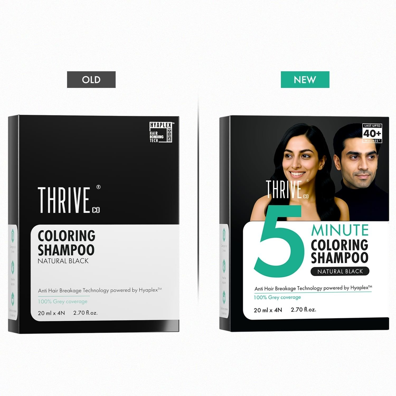 ThriveCo Coloring Shampoo - Natural Black 