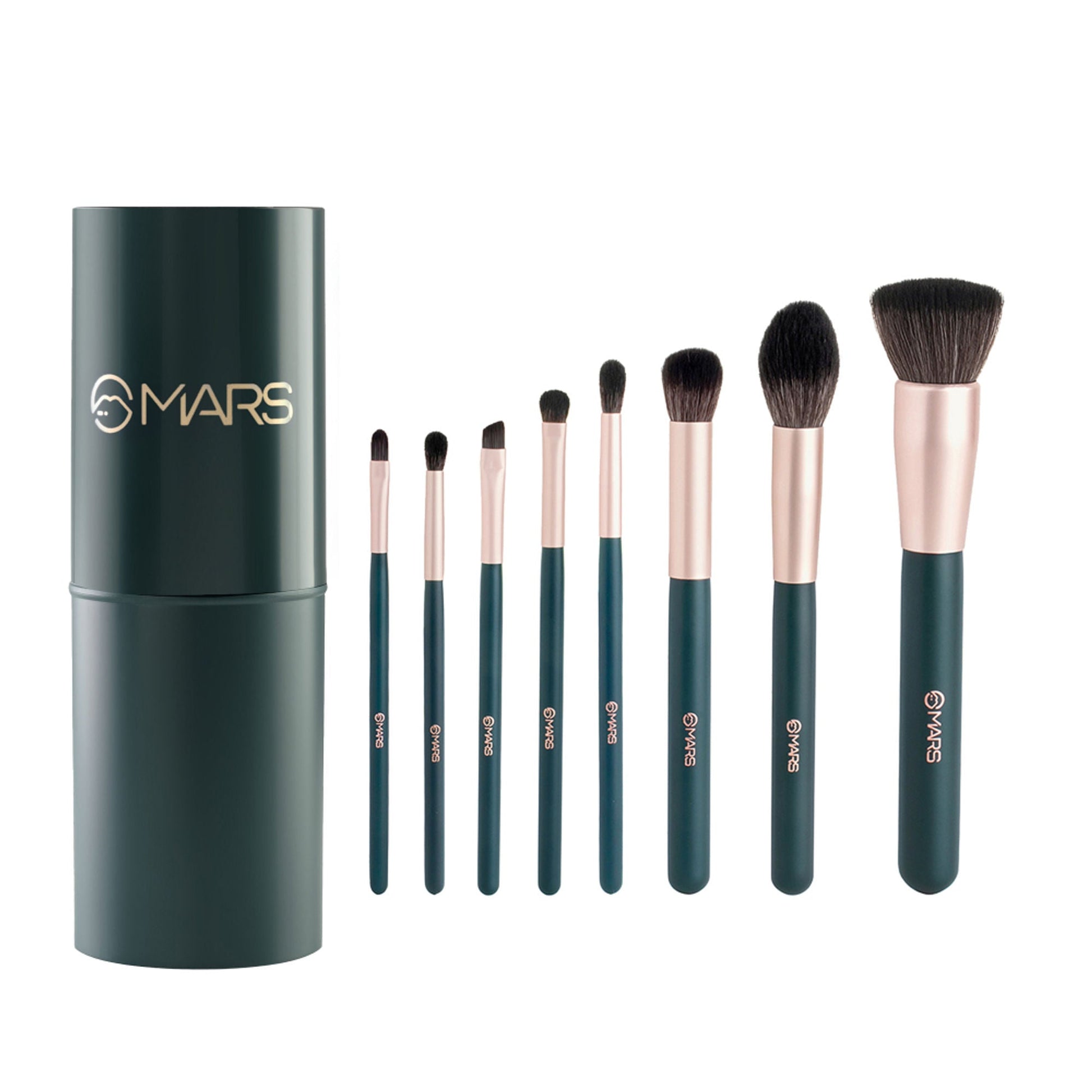 MARS Cosmetics Tools Of Titan Brush With Holder - Pack Of 8 