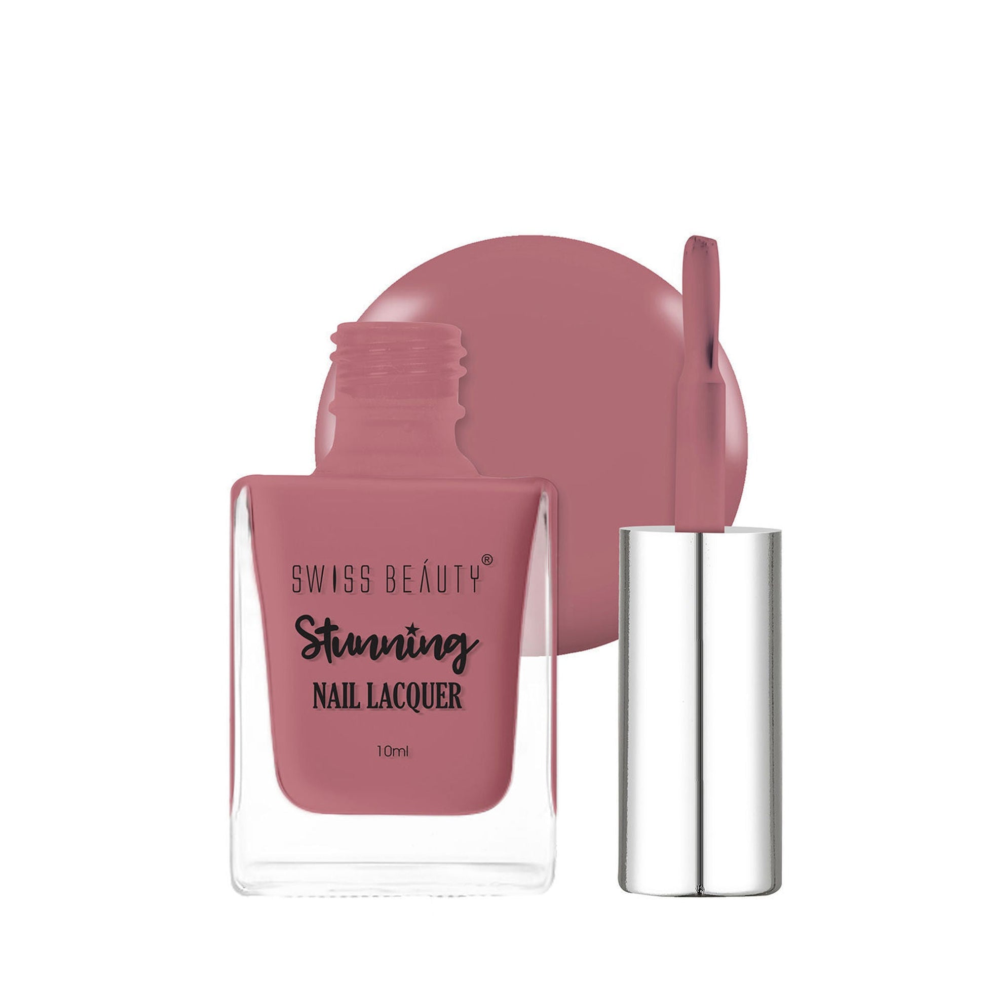 Swiss Beauty Stunning Nail Lacquer - 78 Deep Mauve