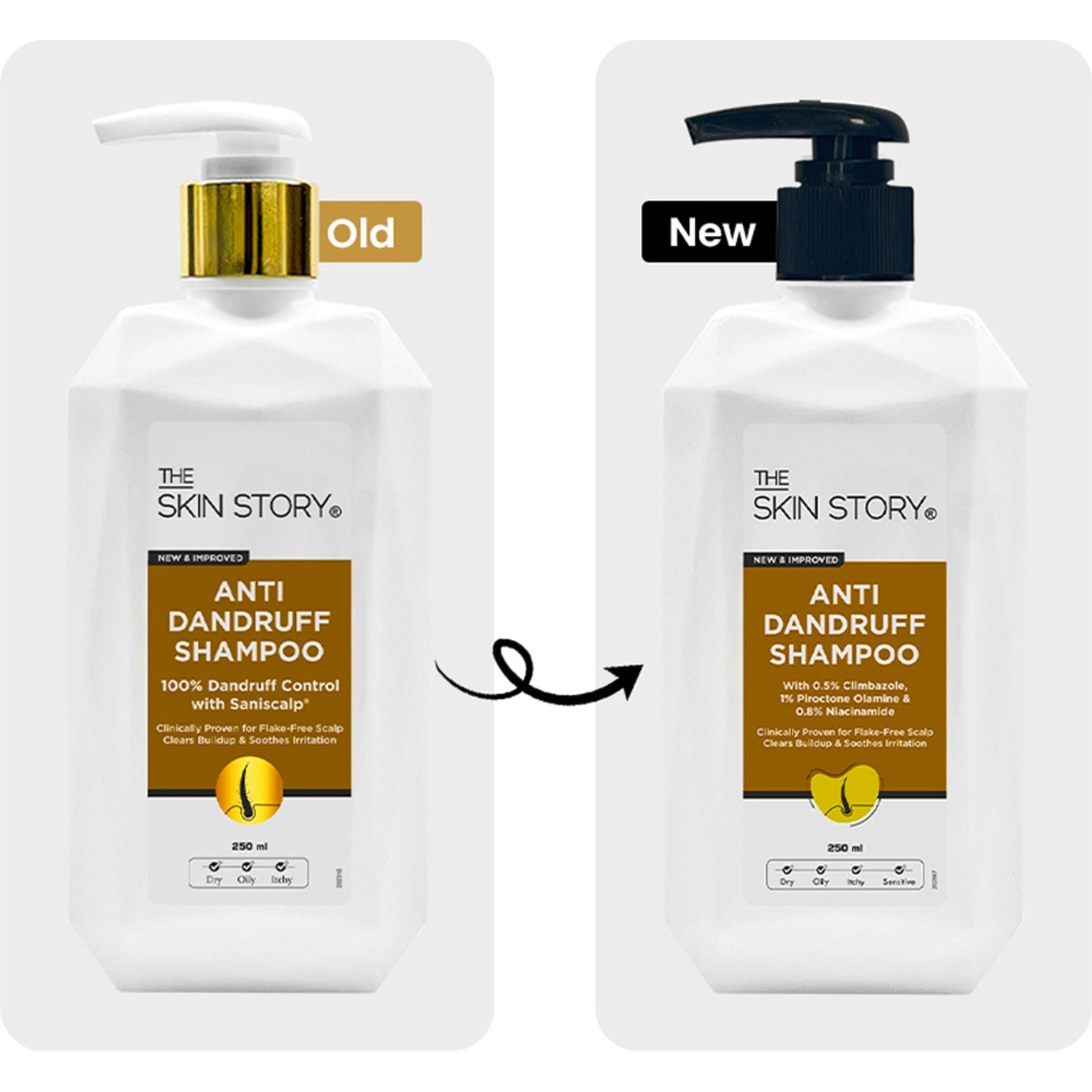 The Skin Story Anti Dandruff Deep Ceansing Shampoo Calms & Soothes Scalp With Saniscalp & Argan Oil  Grab2Buy The Skin Story Grab2Buy