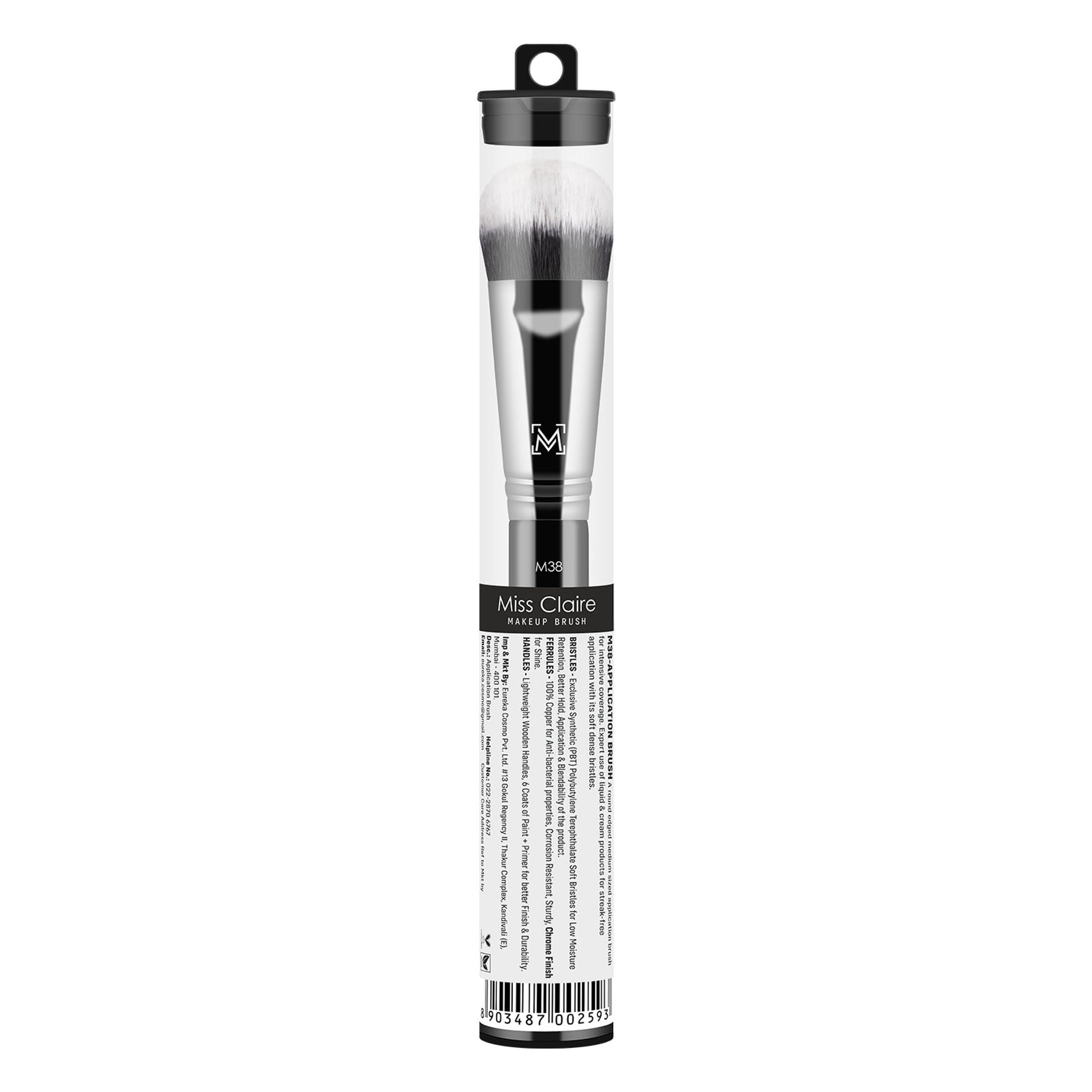 Miss Claire M38 - Application Brush - Chrome