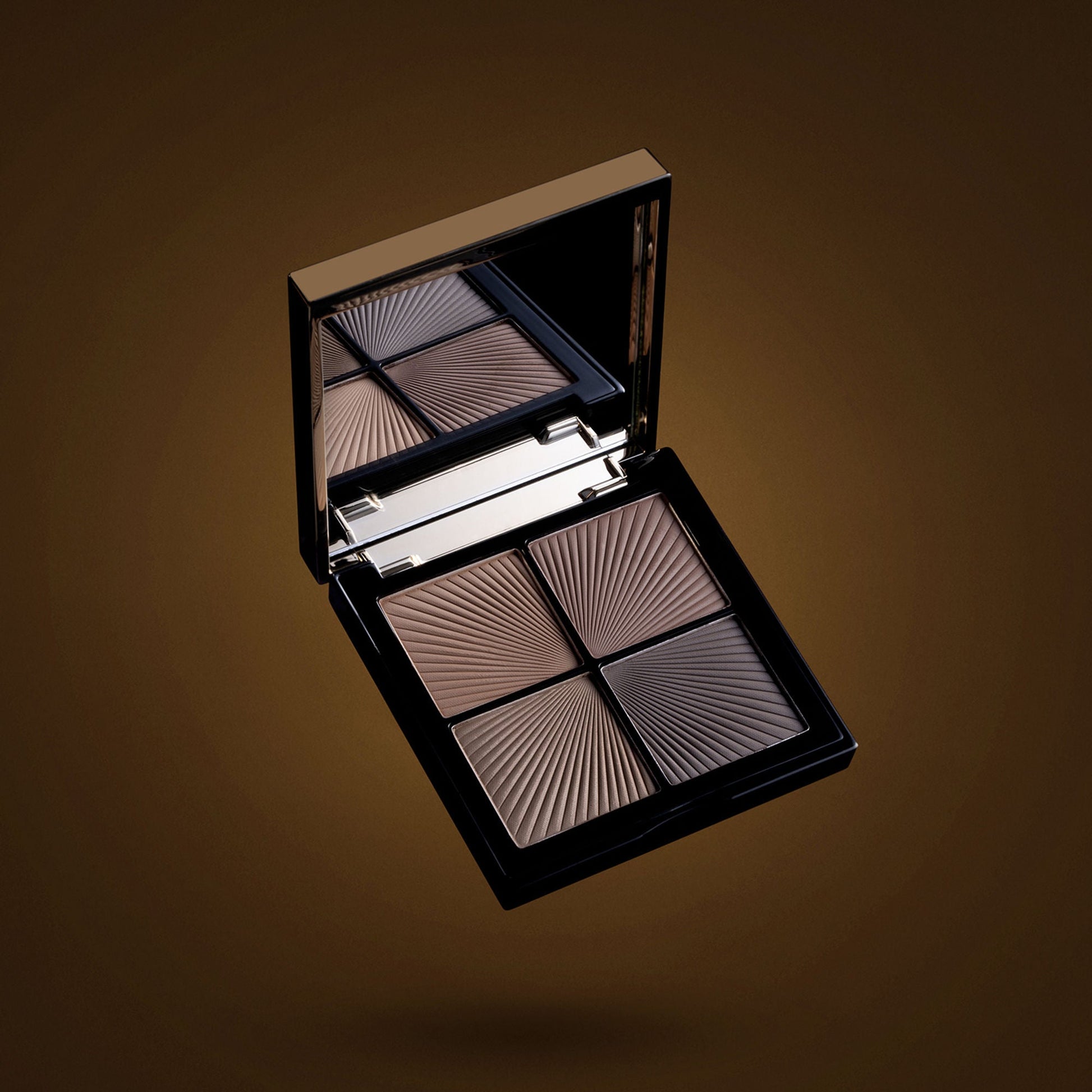 PAC Studio Spotlight Eyebrow Palette X4 - Longlasting Micro Fine Powder Formula, Pigmented Natural Shades
