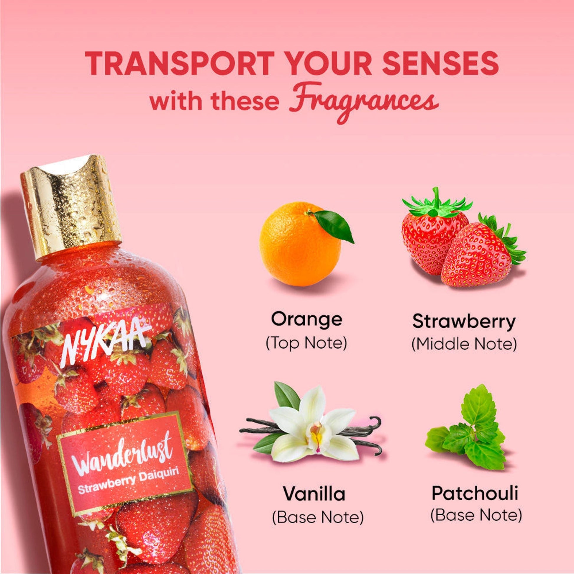 Wanderlust Shower Gels - Strawberry Daiquiri  Grab2Buy Wanderlust Grab2Buy