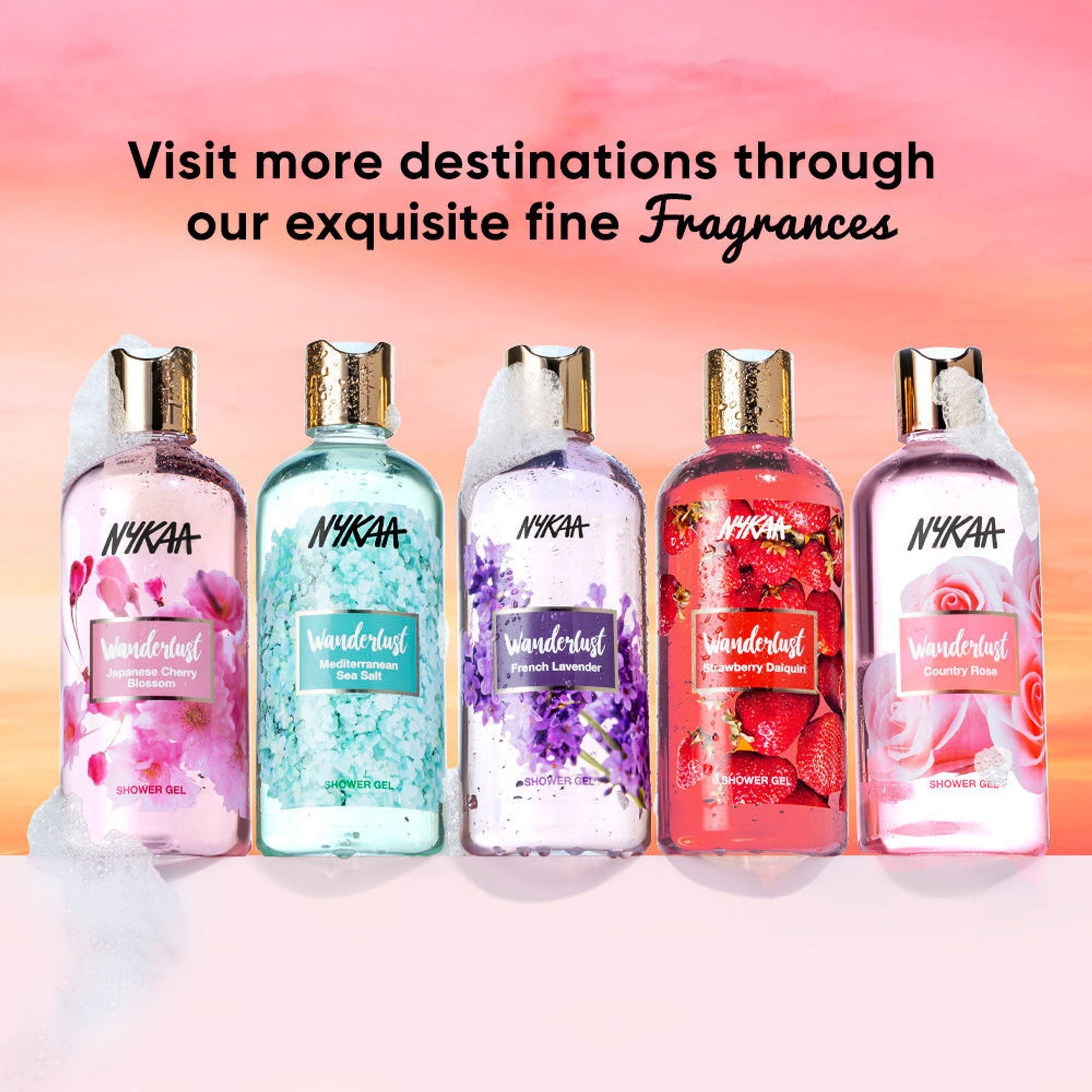 Wanderlust Shower Gels - Strawberry Daiquiri  Grab2Buy Wanderlust Grab2Buy
