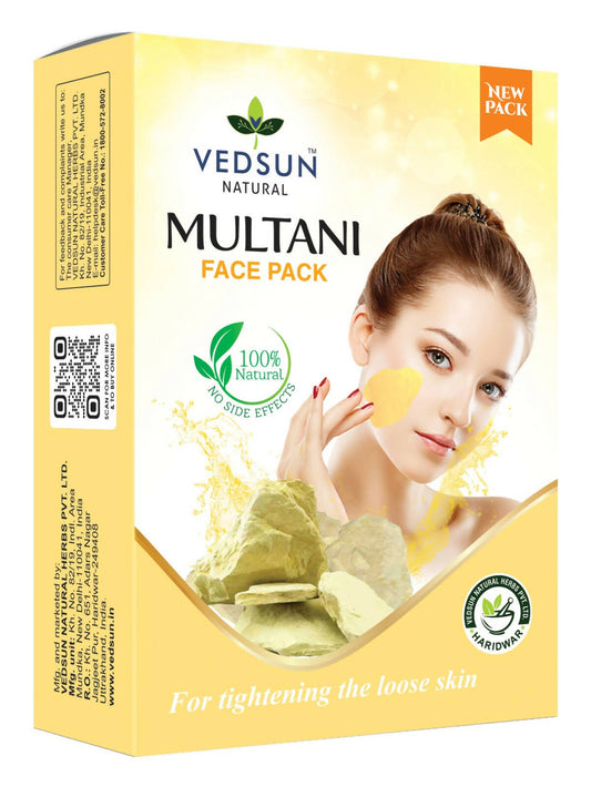 Vedsun Naturals Multani Mitti Face Pack for Face and Skin  Grab2Buy Vedsun Grab2Buy